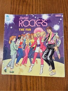 1987 Barbie and The Rockers 'The Fan' Picture Book